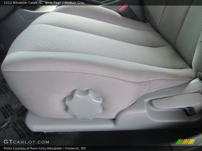 White Pearl / Medium Gray 2011 Mitsubishi Galant FE