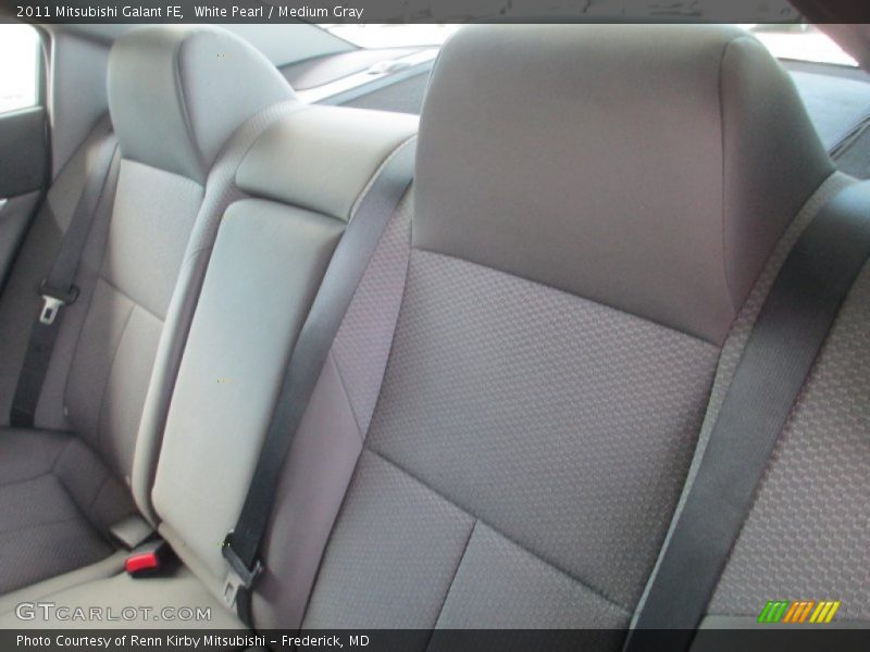 White Pearl / Medium Gray 2011 Mitsubishi Galant FE