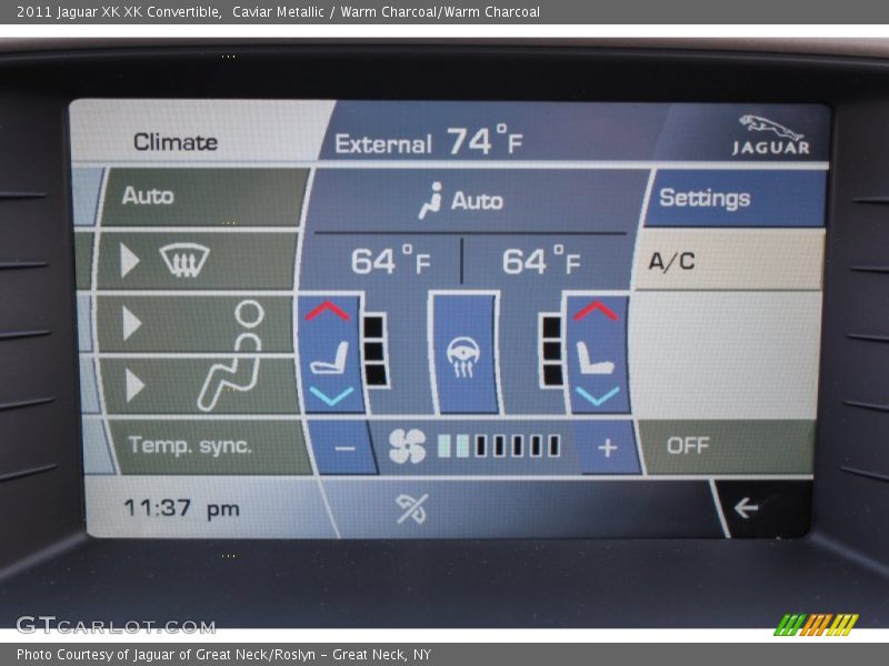 Controls of 2011 XK XK Convertible