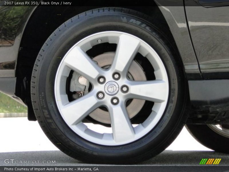Black Onyx / Ivory 2007 Lexus RX 350