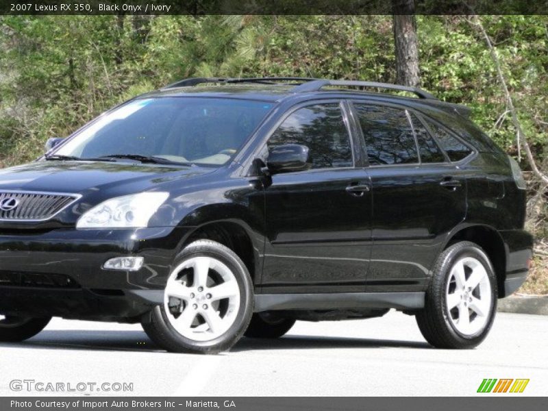 Black Onyx / Ivory 2007 Lexus RX 350