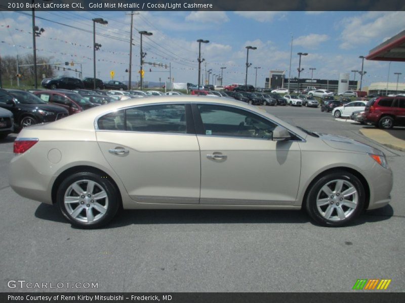 Gold Mist Metallic / Cocoa/Light Cashmere 2010 Buick LaCrosse CXL