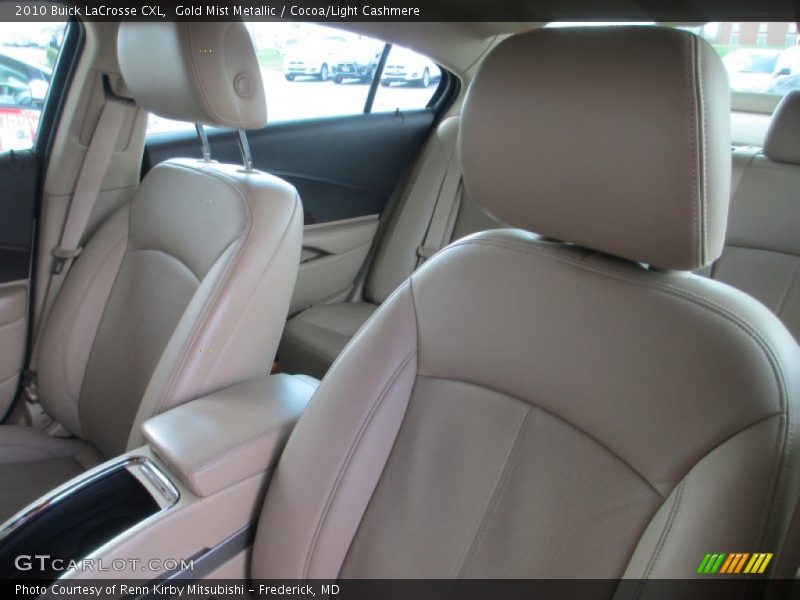 Gold Mist Metallic / Cocoa/Light Cashmere 2010 Buick LaCrosse CXL
