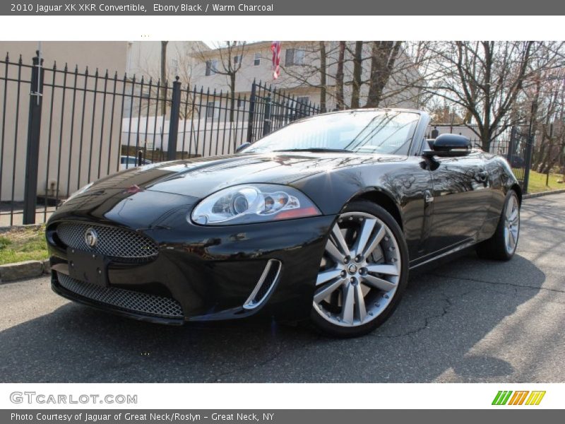 Ebony Black / Warm Charcoal 2010 Jaguar XK XKR Convertible