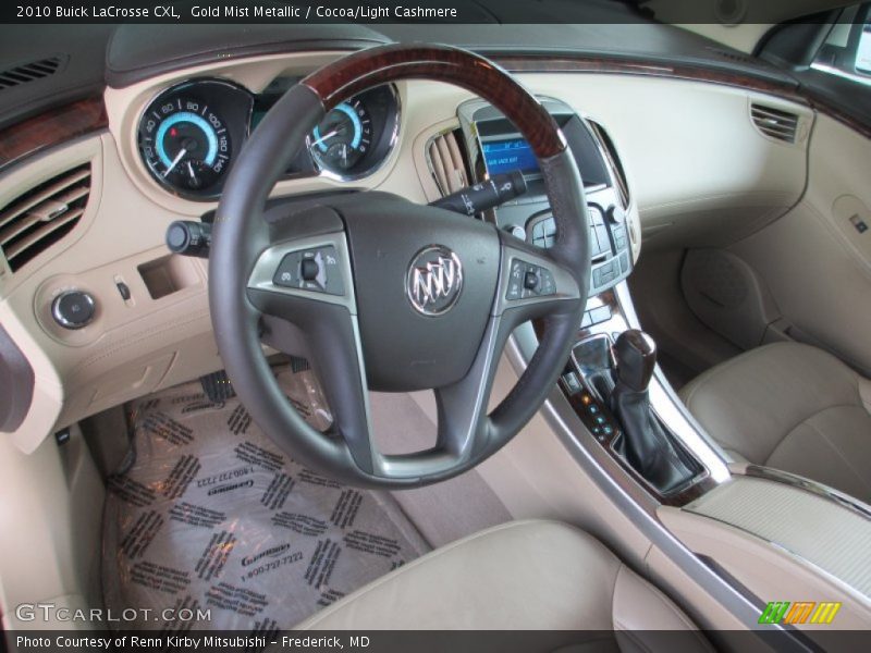 Cocoa/Light Cashmere Interior - 2010 LaCrosse CXL 