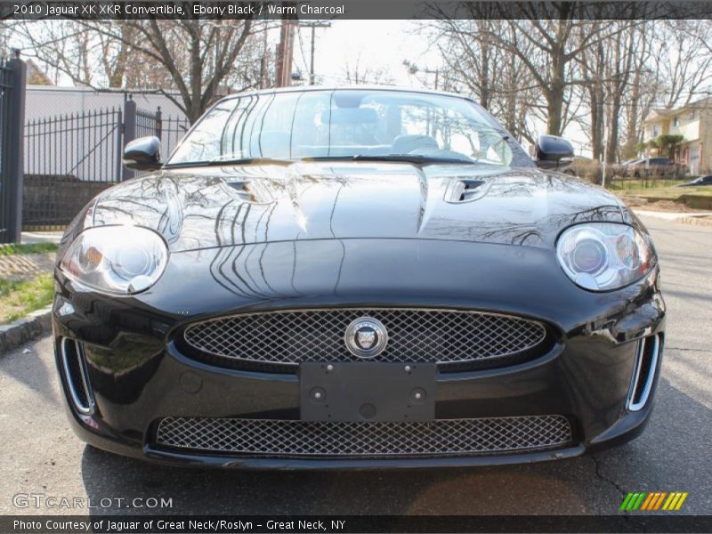 Ebony Black / Warm Charcoal 2010 Jaguar XK XKR Convertible