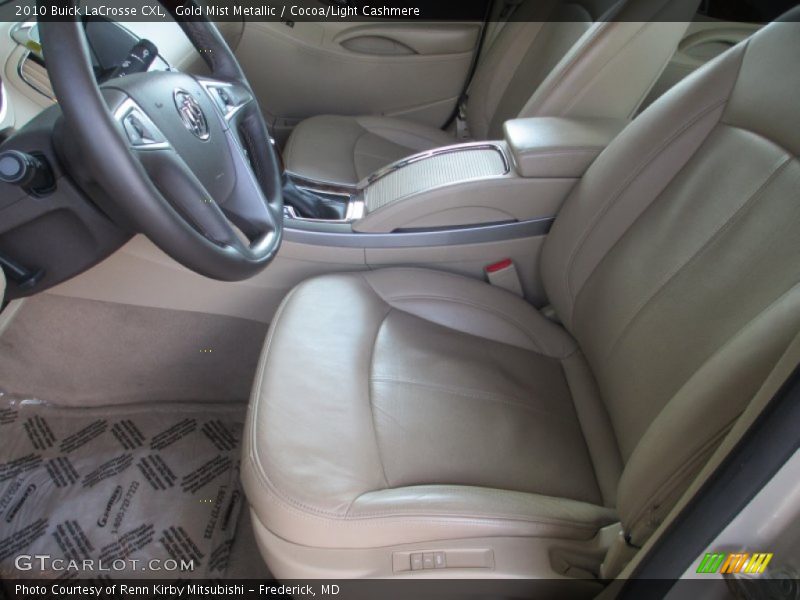 Gold Mist Metallic / Cocoa/Light Cashmere 2010 Buick LaCrosse CXL
