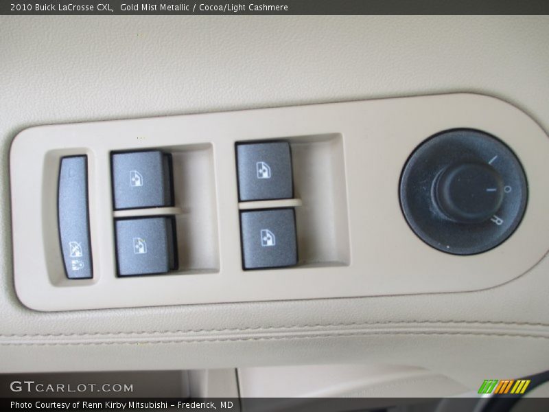 Gold Mist Metallic / Cocoa/Light Cashmere 2010 Buick LaCrosse CXL