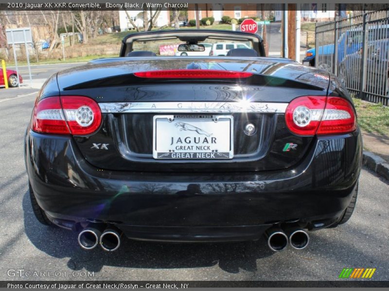 Ebony Black / Warm Charcoal 2010 Jaguar XK XKR Convertible