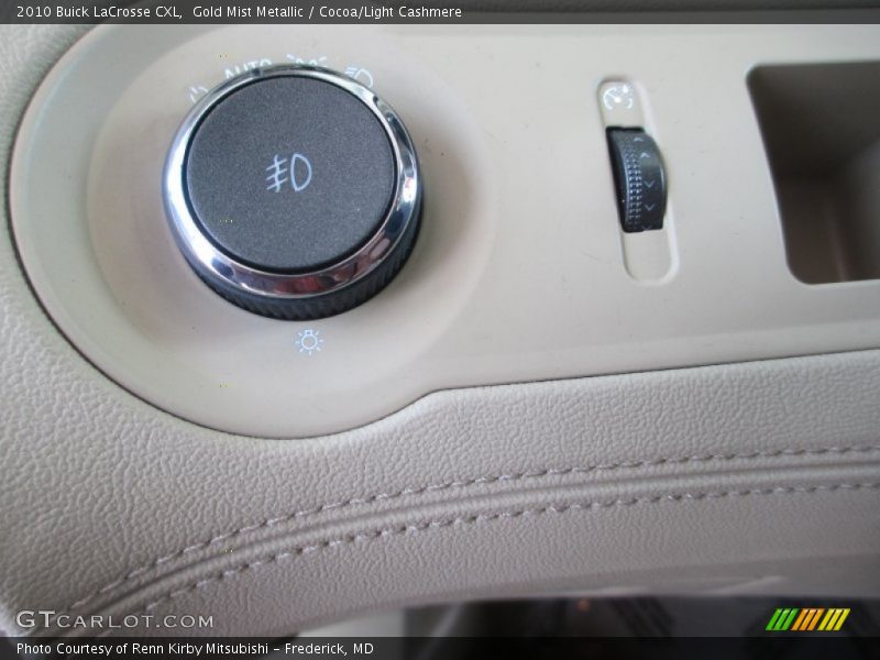 Gold Mist Metallic / Cocoa/Light Cashmere 2010 Buick LaCrosse CXL