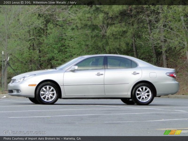 Millennium Silver Metallic / Ivory 2003 Lexus ES 300