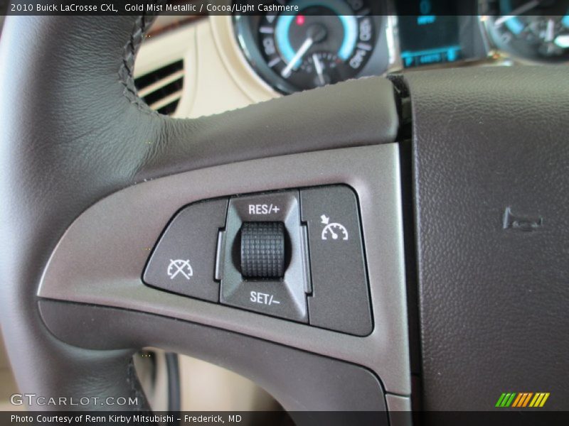 Controls of 2010 LaCrosse CXL