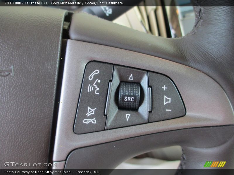 Controls of 2010 LaCrosse CXL