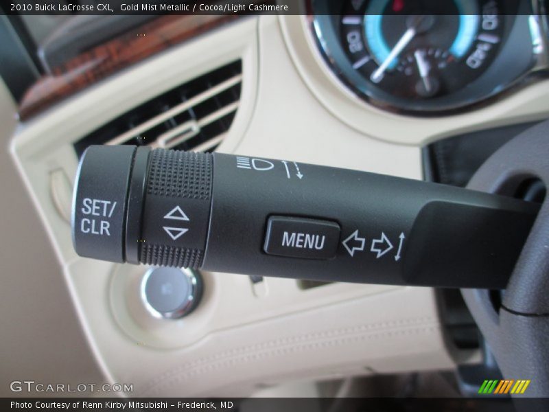 Controls of 2010 LaCrosse CXL