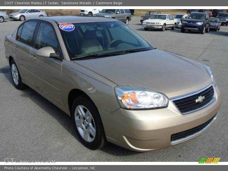 Sandstone Metallic / Cashmere Beige 2007 Chevrolet Malibu LT Sedan