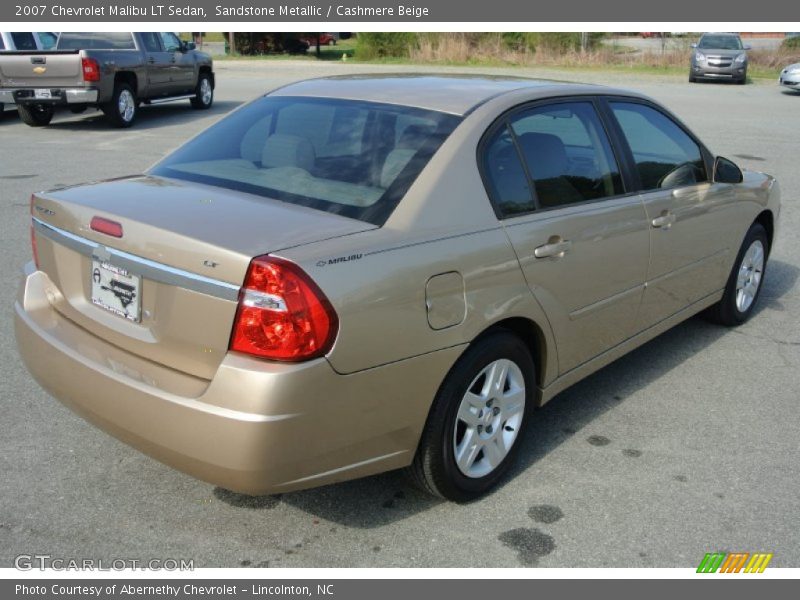 Sandstone Metallic / Cashmere Beige 2007 Chevrolet Malibu LT Sedan