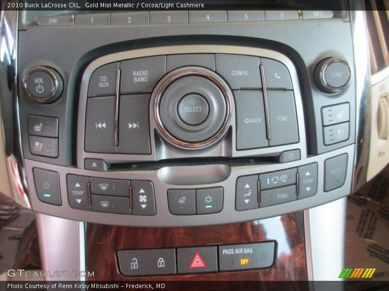 Controls of 2010 LaCrosse CXL