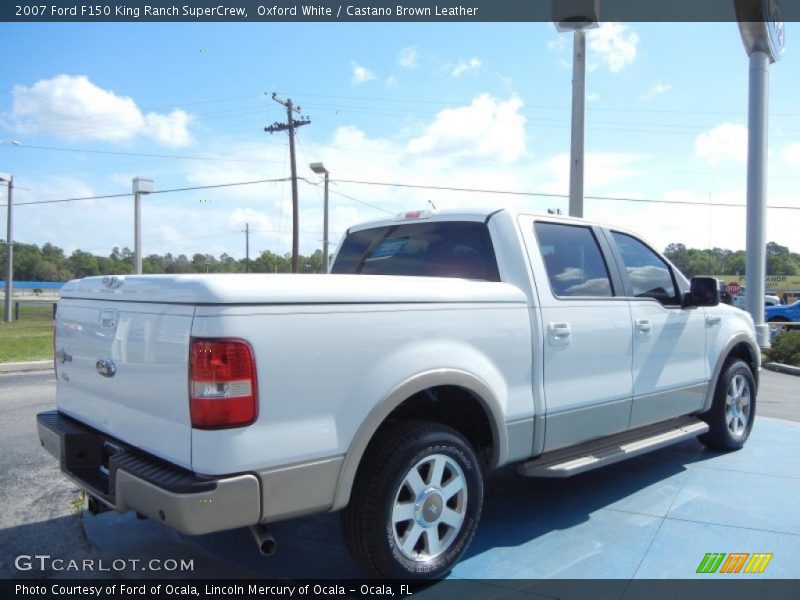 Oxford White / Castano Brown Leather 2007 Ford F150 King Ranch SuperCrew