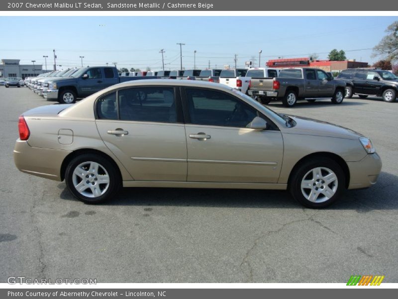 Sandstone Metallic / Cashmere Beige 2007 Chevrolet Malibu LT Sedan