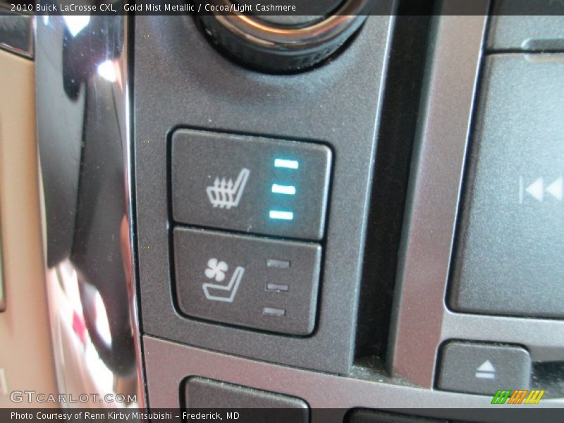 Gold Mist Metallic / Cocoa/Light Cashmere 2010 Buick LaCrosse CXL