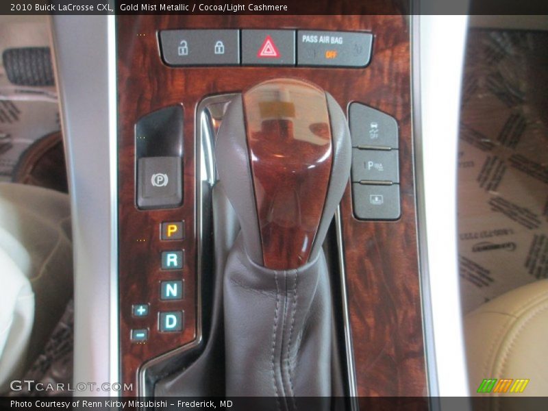  2010 LaCrosse CXL 6 Speed Automatic Shifter