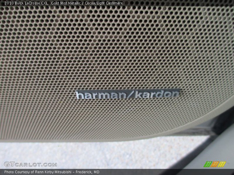 Gold Mist Metallic / Cocoa/Light Cashmere 2010 Buick LaCrosse CXL