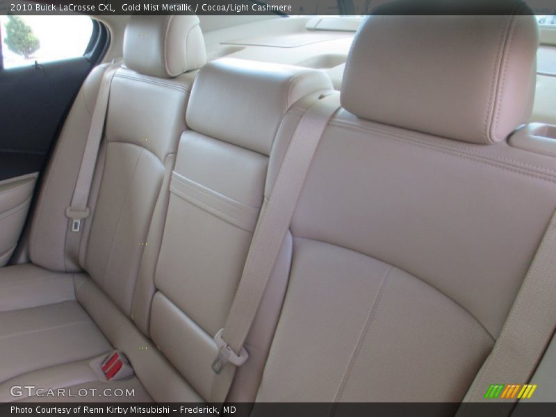 Gold Mist Metallic / Cocoa/Light Cashmere 2010 Buick LaCrosse CXL