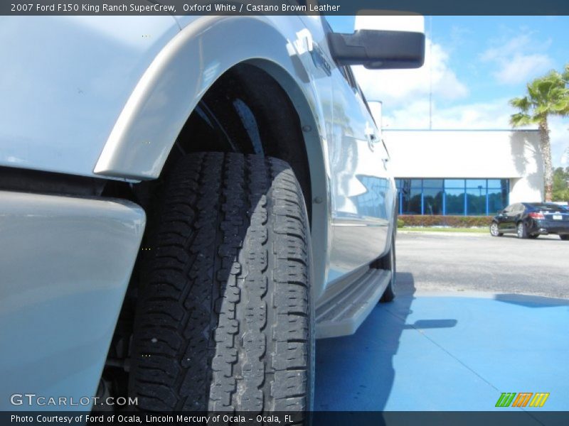Oxford White / Castano Brown Leather 2007 Ford F150 King Ranch SuperCrew