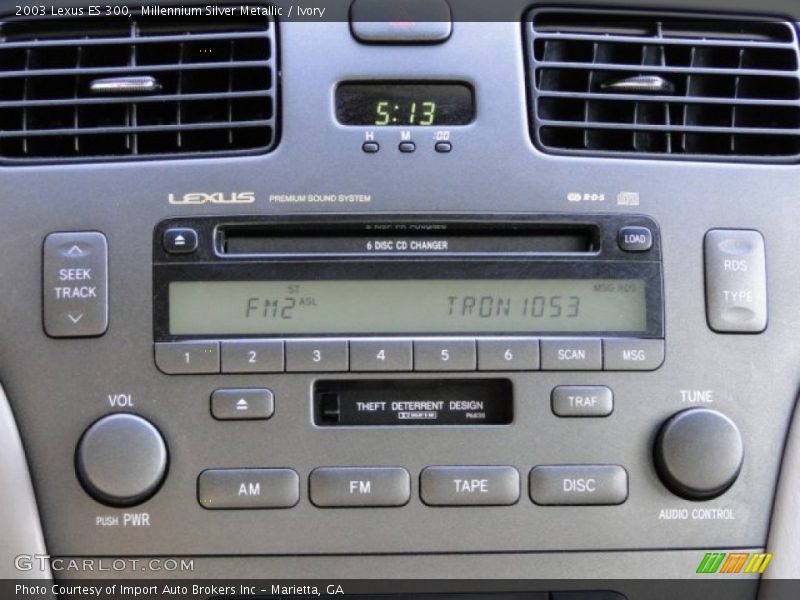 Audio System of 2003 ES 300