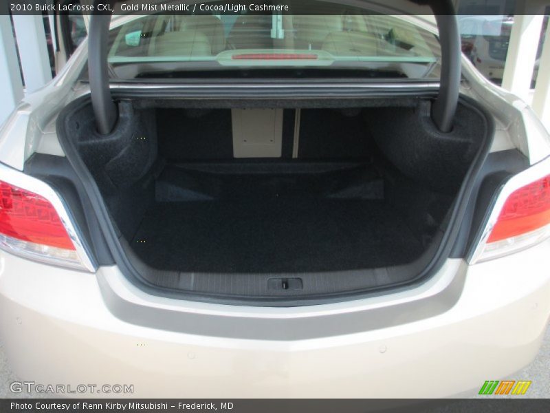Gold Mist Metallic / Cocoa/Light Cashmere 2010 Buick LaCrosse CXL