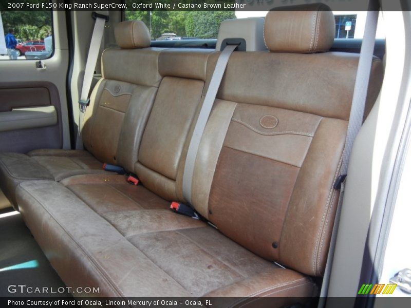 Oxford White / Castano Brown Leather 2007 Ford F150 King Ranch SuperCrew