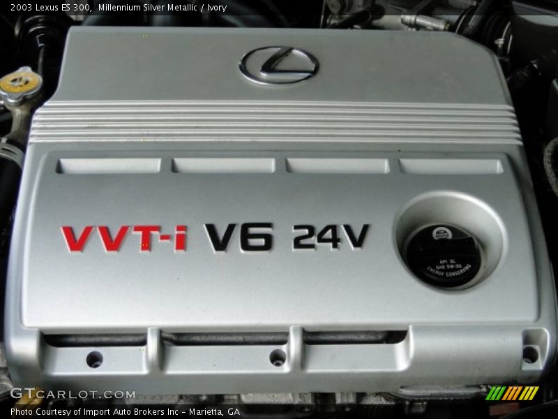 Millennium Silver Metallic / Ivory 2003 Lexus ES 300