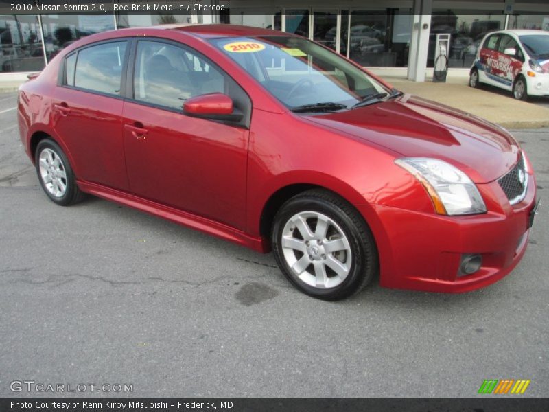 Red Brick Metallic / Charcoal 2010 Nissan Sentra 2.0