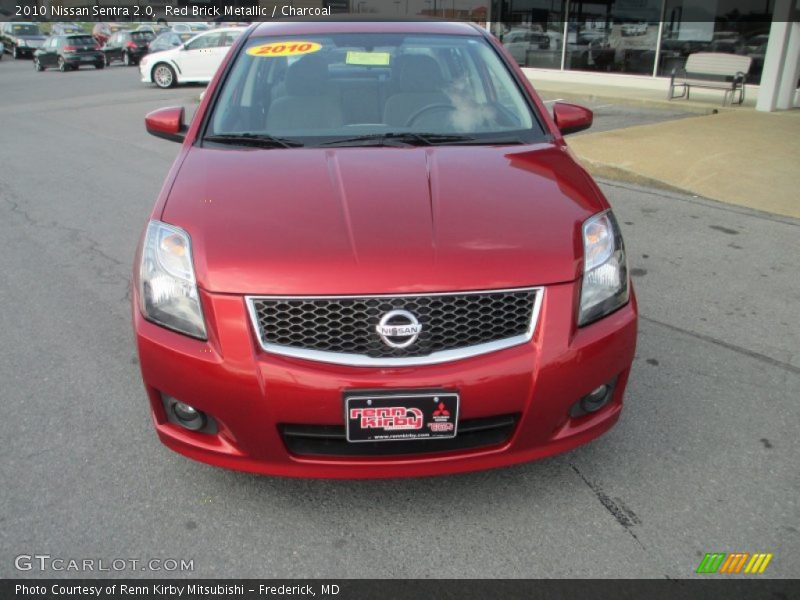 Red Brick Metallic / Charcoal 2010 Nissan Sentra 2.0