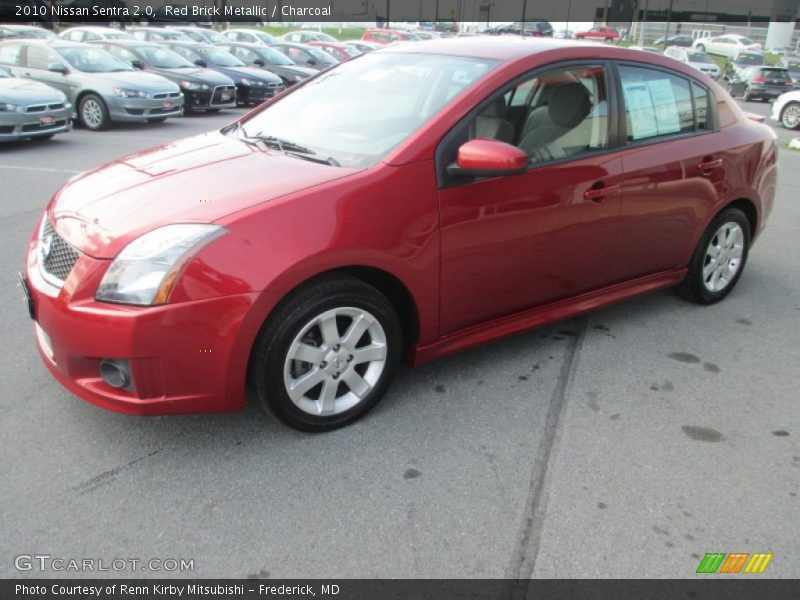 Red Brick Metallic / Charcoal 2010 Nissan Sentra 2.0