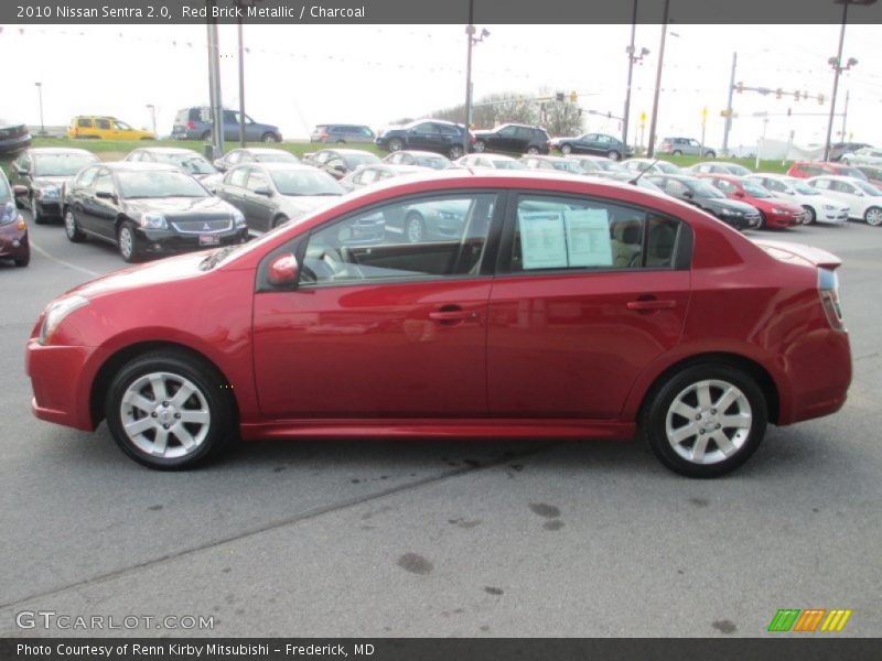 Red Brick Metallic / Charcoal 2010 Nissan Sentra 2.0