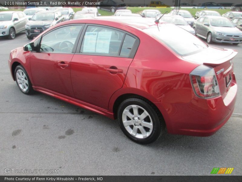 Red Brick Metallic / Charcoal 2010 Nissan Sentra 2.0