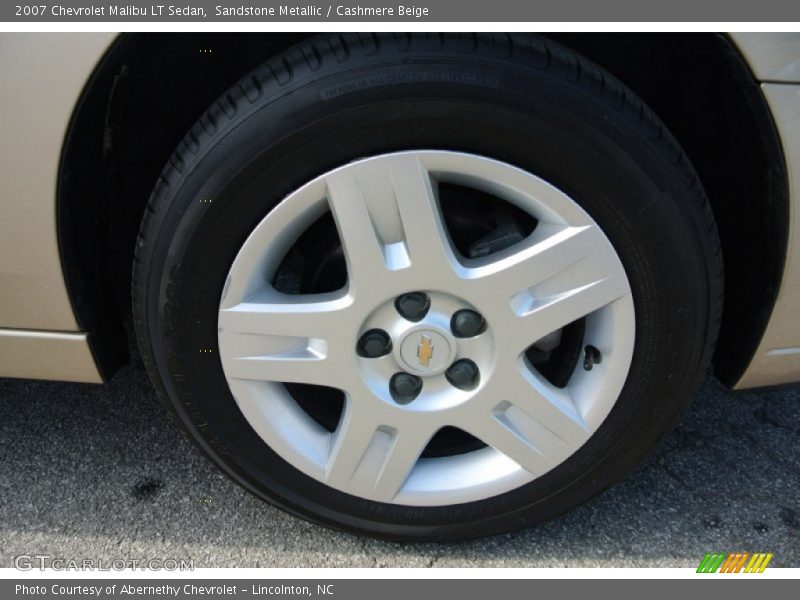 Sandstone Metallic / Cashmere Beige 2007 Chevrolet Malibu LT Sedan