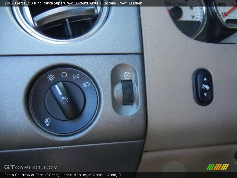 Oxford White / Castano Brown Leather 2007 Ford F150 King Ranch SuperCrew
