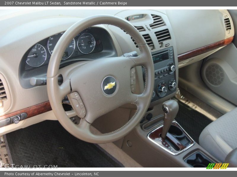 Sandstone Metallic / Cashmere Beige 2007 Chevrolet Malibu LT Sedan