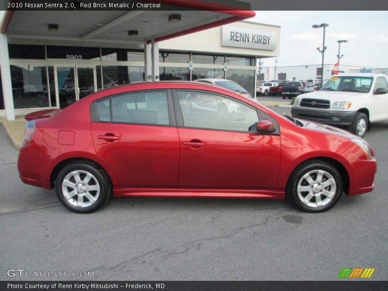 Red Brick Metallic / Charcoal 2010 Nissan Sentra 2.0