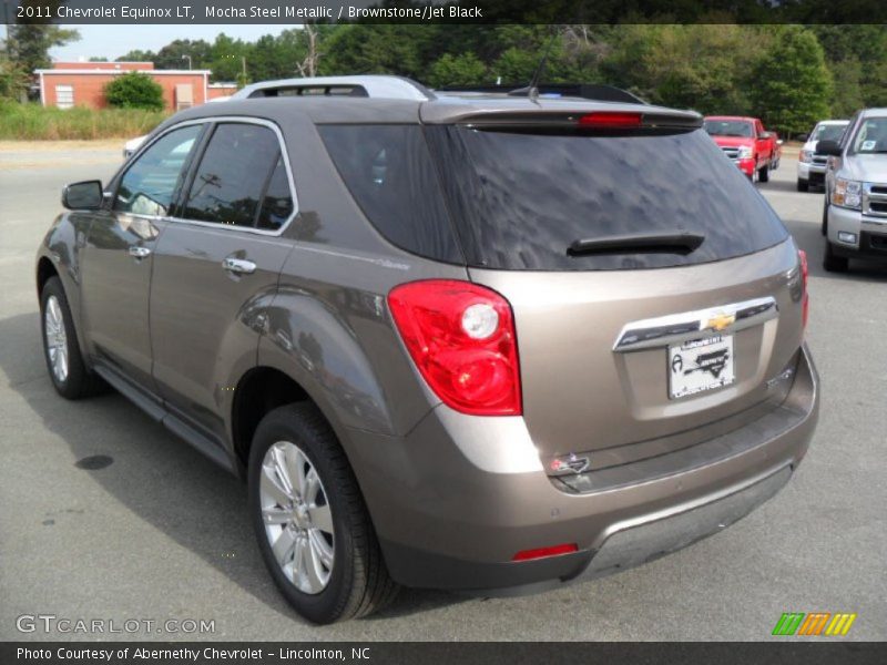 Mocha Steel Metallic / Brownstone/Jet Black 2011 Chevrolet Equinox LT