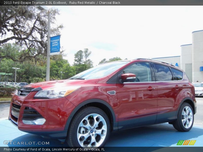 Front 3/4 View of 2013 Escape Titanium 2.0L EcoBoost