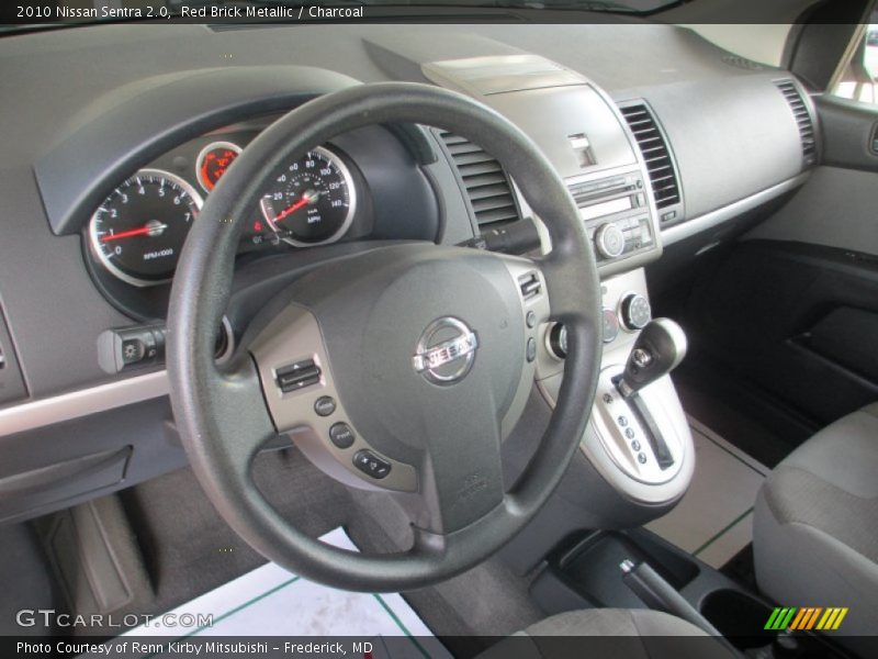 Red Brick Metallic / Charcoal 2010 Nissan Sentra 2.0