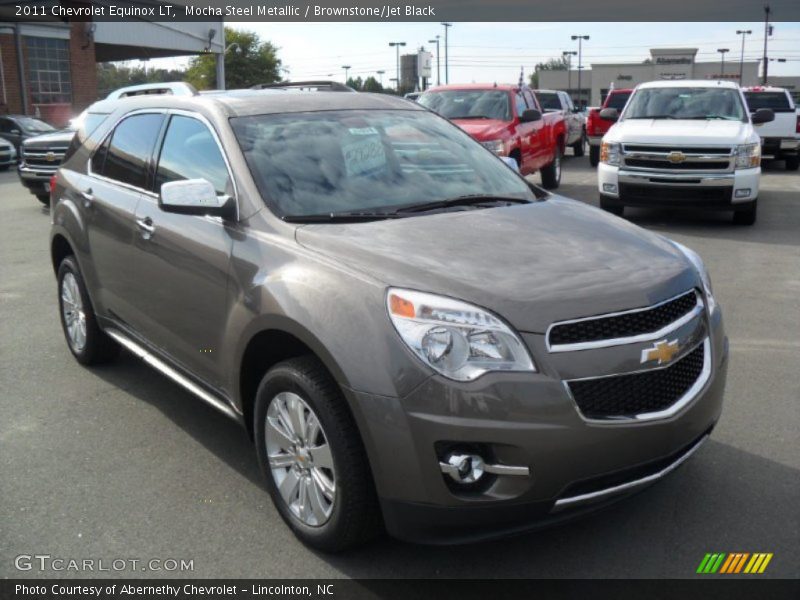 Mocha Steel Metallic / Brownstone/Jet Black 2011 Chevrolet Equinox LT