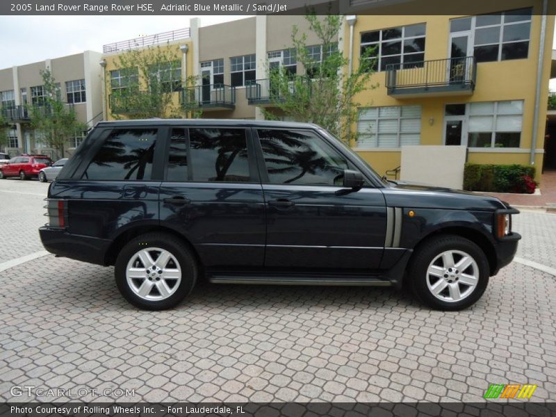 Adriatic Blue Metallic / Sand/Jet 2005 Land Rover Range Rover HSE