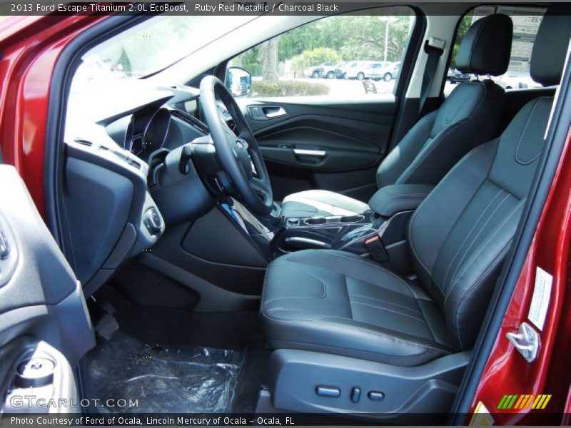 Front Seat of 2013 Escape Titanium 2.0L EcoBoost