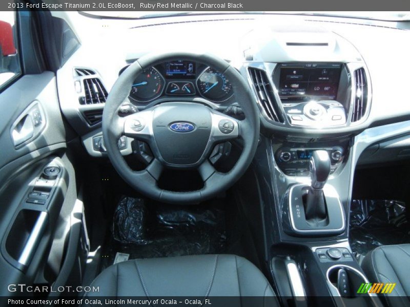 Dashboard of 2013 Escape Titanium 2.0L EcoBoost