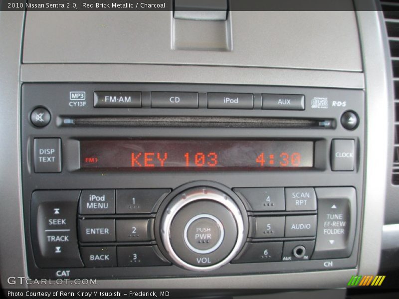 Red Brick Metallic / Charcoal 2010 Nissan Sentra 2.0