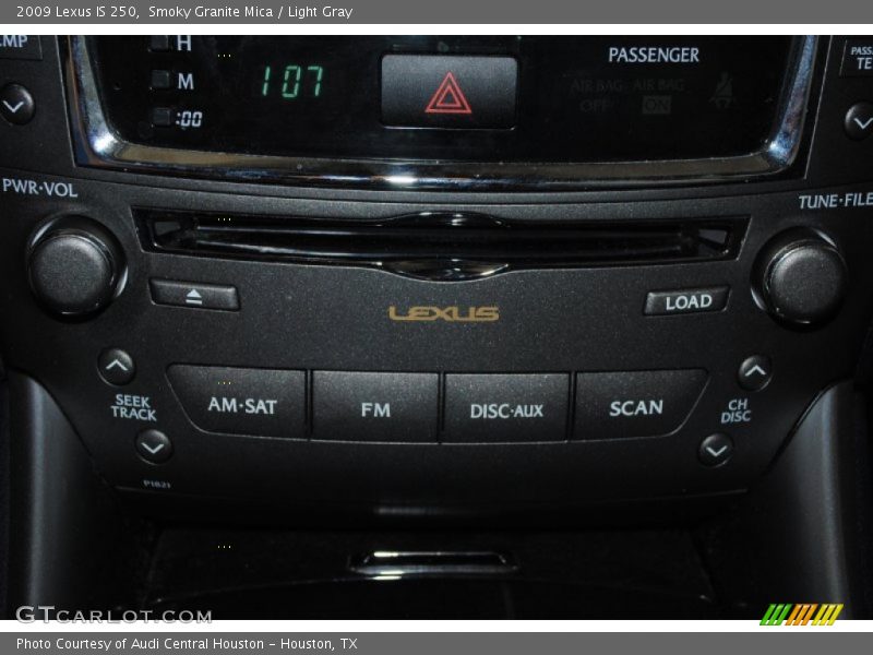 Smoky Granite Mica / Light Gray 2009 Lexus IS 250